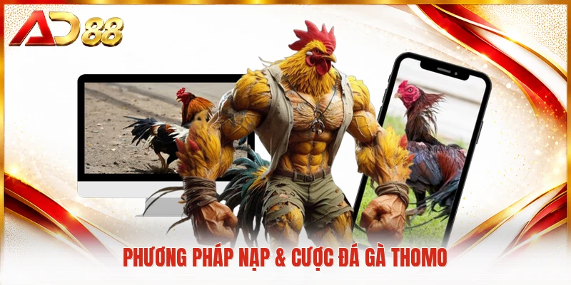 Phương pháp nạp & cược đá gà Thomo