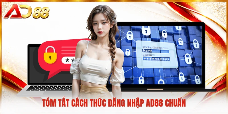 Tóm tắt cách thức đăng nhập AD88 chuẩn